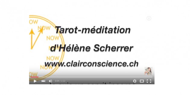 Tarot-méditation, intuition, tarot de marseille, apprendre le tarot, méditation, école de tarot, Hélène Scherrer, ClairConscience